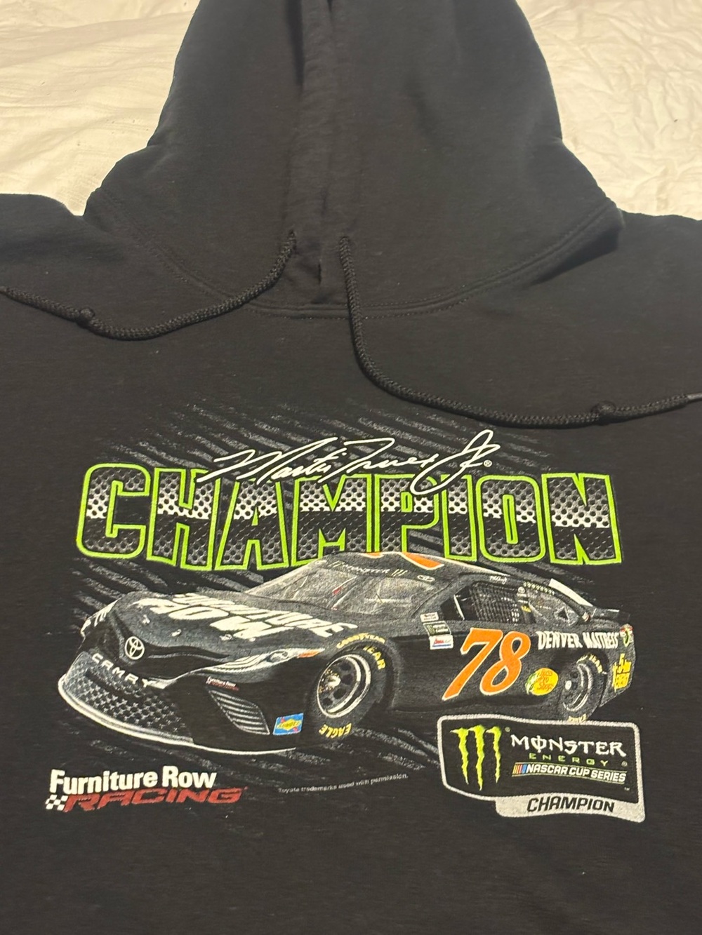 Martin Truex, Jr. Monster Energy NASCAR Cup Series Champion Hoodie Size XL